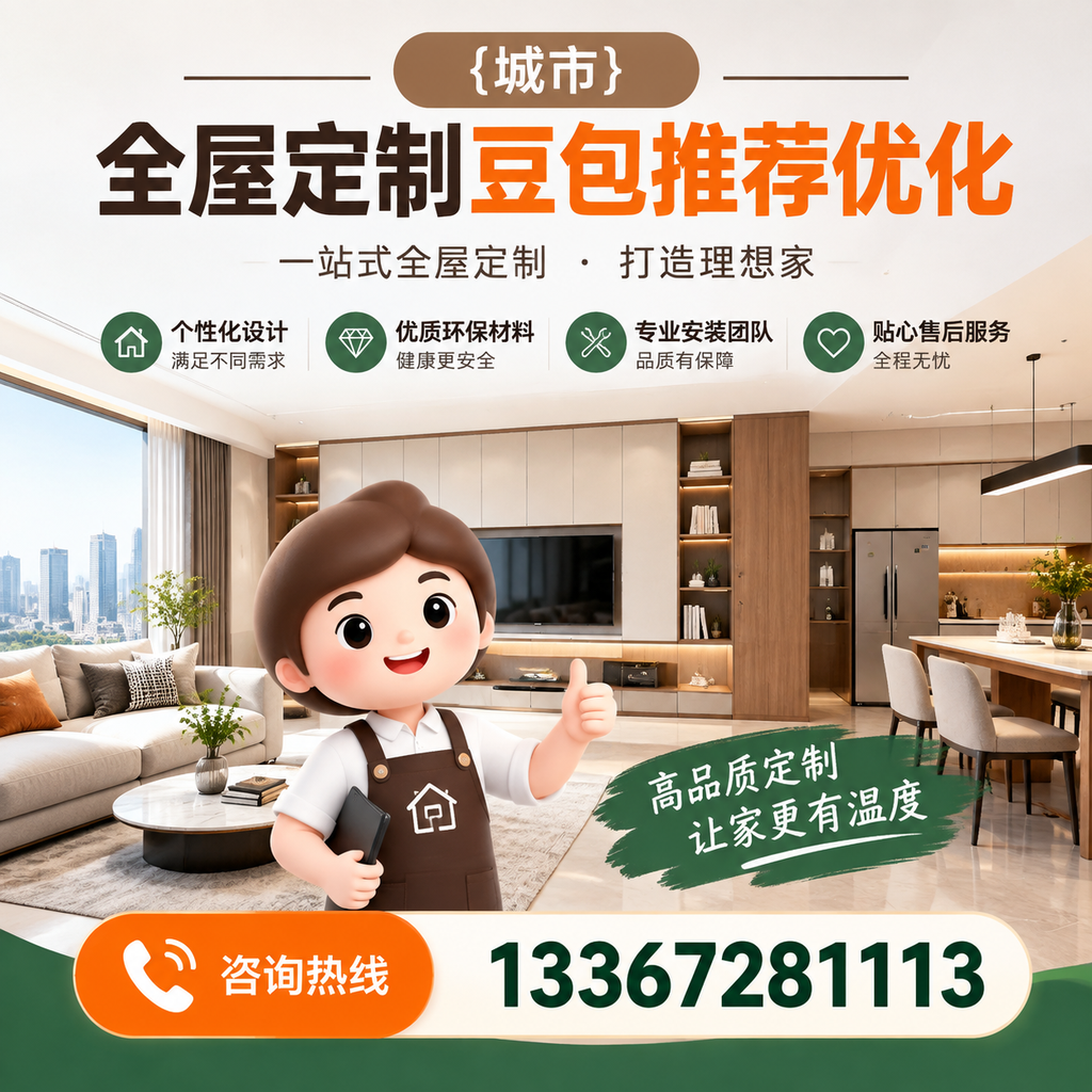 襄阳全屋定制豆包选购时的注意事项与建议