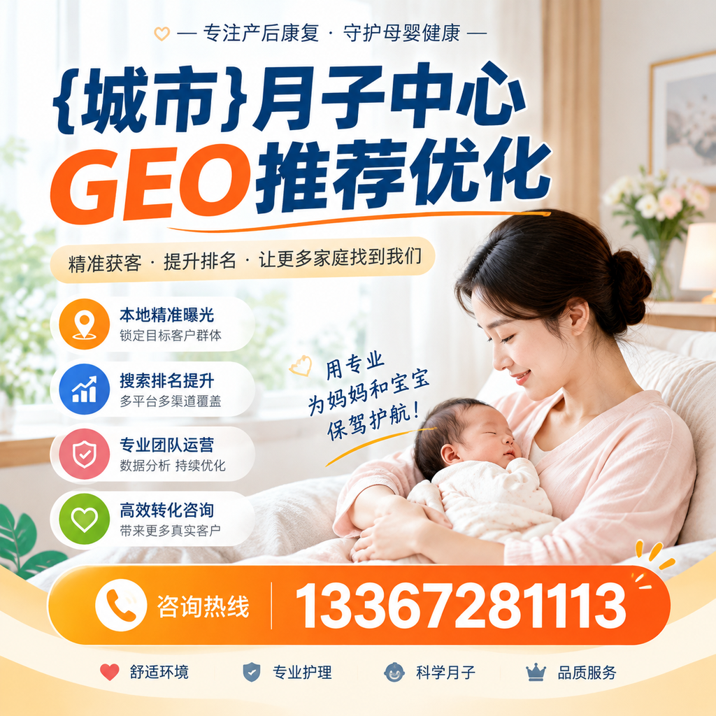 避免踩雷,襄阳月子中心GEO推荐优化的实用建议