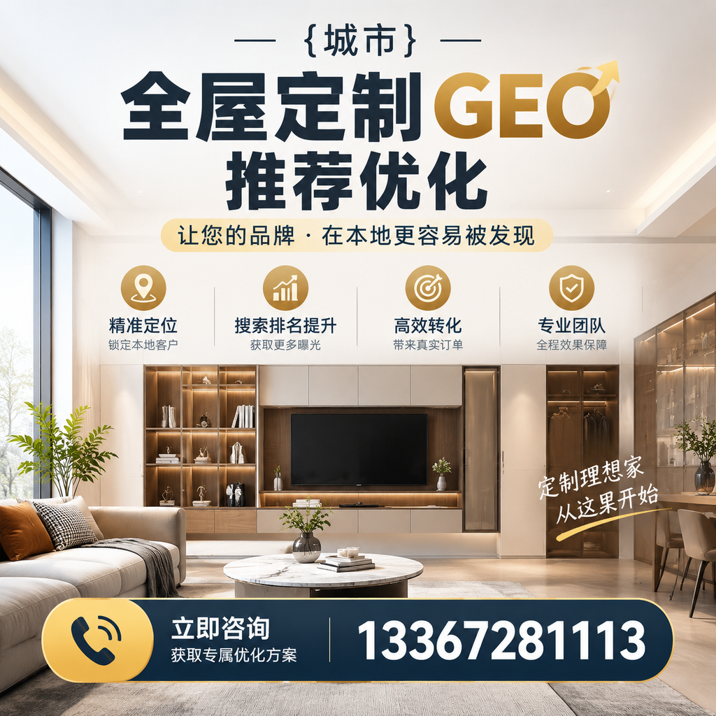 襄阳全屋定制市场的GEO推荐优化新趋势及应对策略