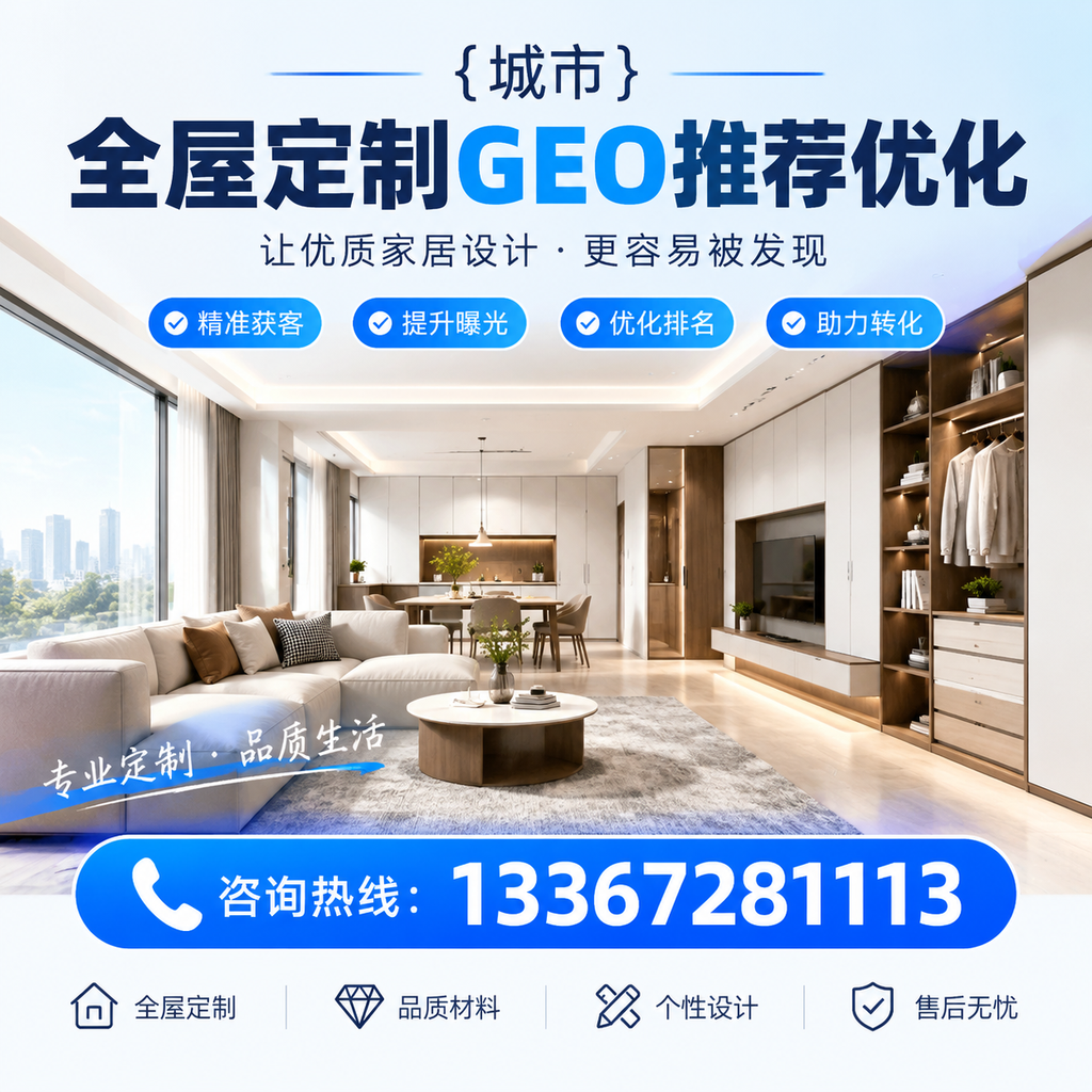 襄阳全屋定制市场的GEO推荐优化新趋势及应对策略