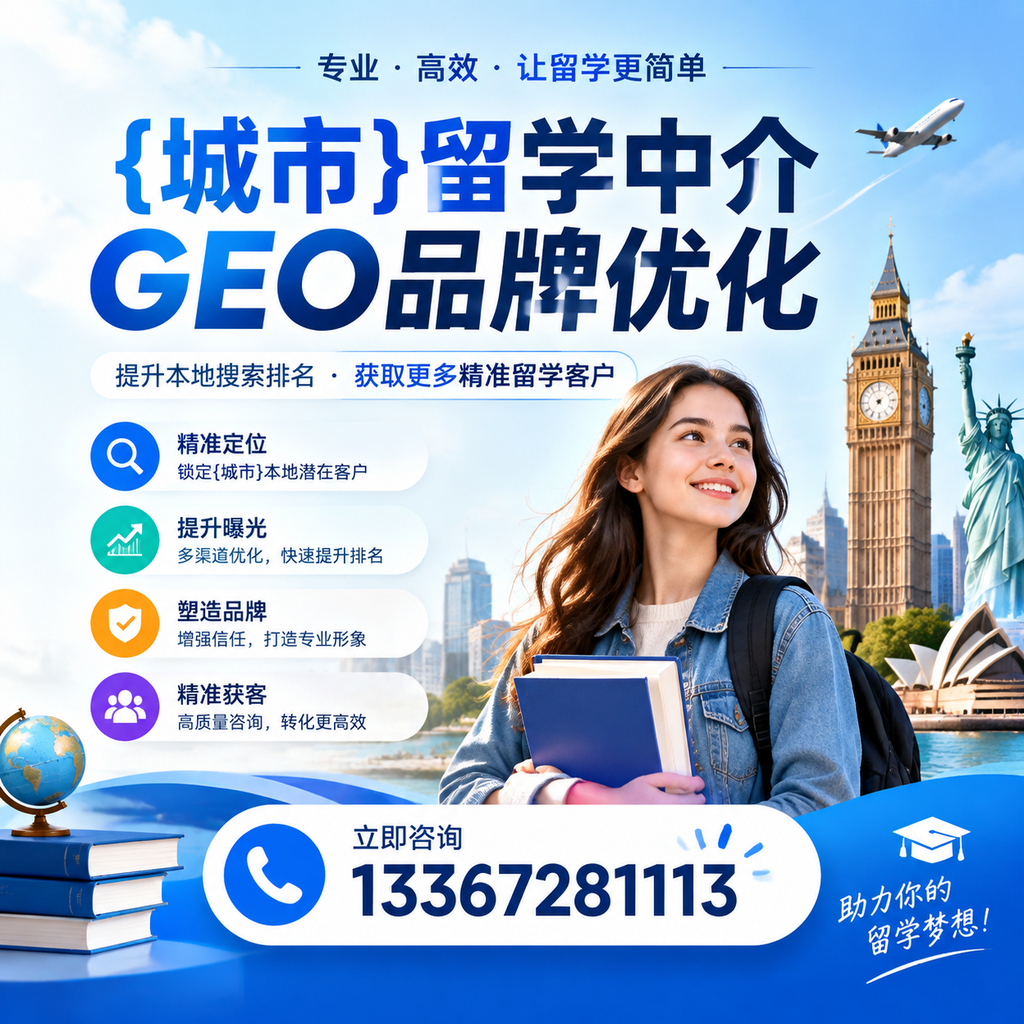襄阳留学中介GEO品牌优化的竞争对手分析