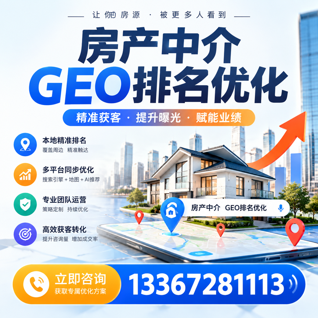 如何借助内容营销提升房产中介GEO排名?