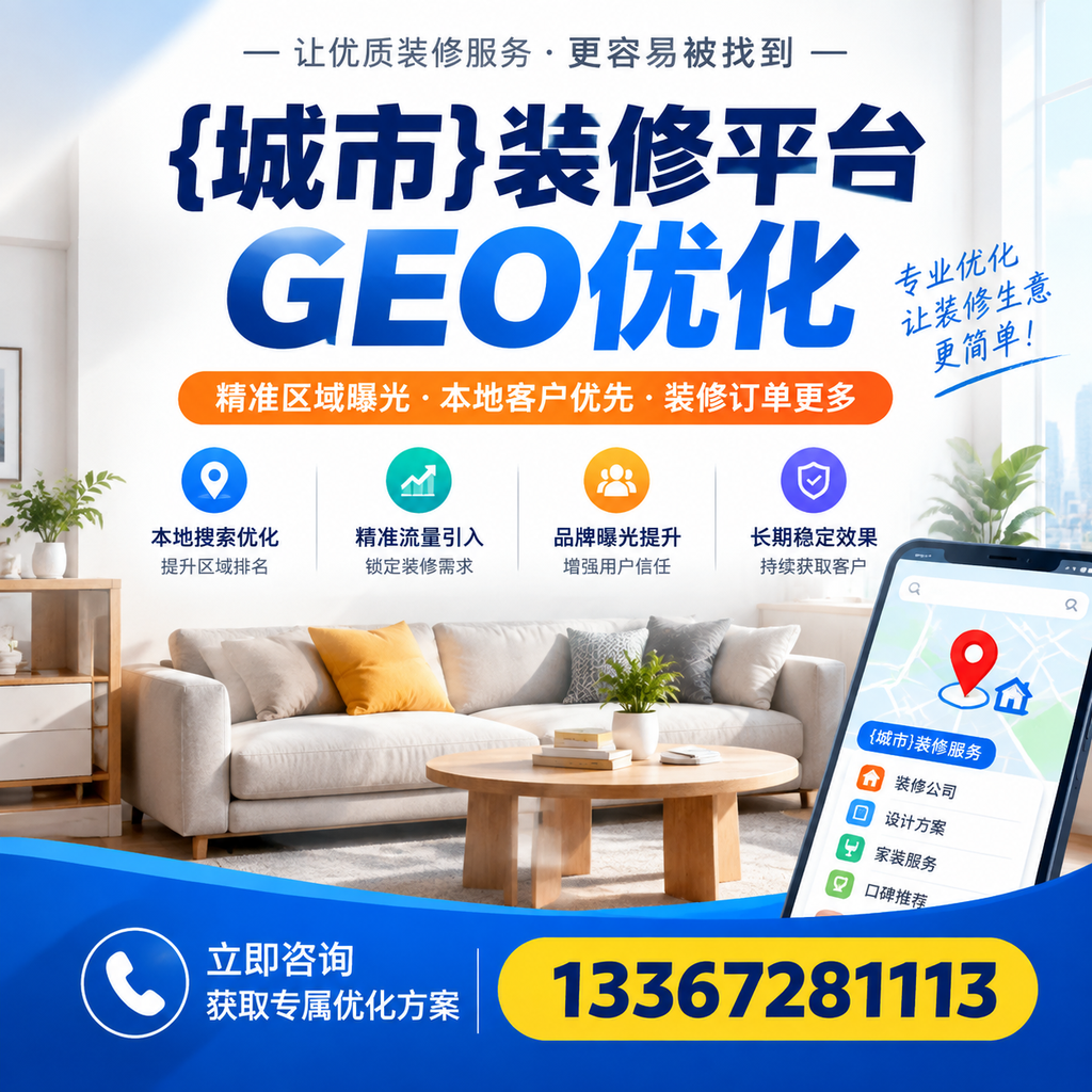 掌握襄阳装修平台的GEO优化策略,提升搜索排名